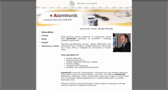 Desktop Screenshot of alarmtronik.pl